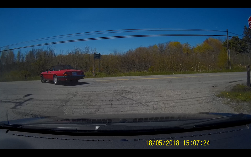 JJJJJJJJJJJAAAAAAAAAGGGGGGGGG XJS convertible with the V12! Saw it yesterday while driving around Lunenburg. Don’t worry, I have been assured it most likely broke down out of shot after making the turn.